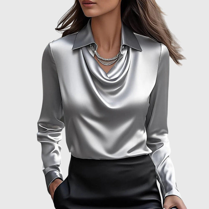 Brielle | Refined Pleated Blouse