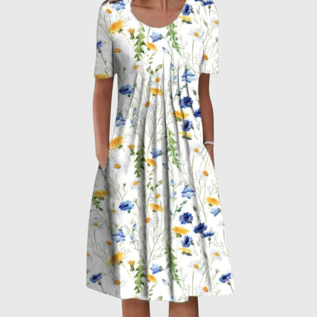 Amira| Elegant Layered Midi Dress