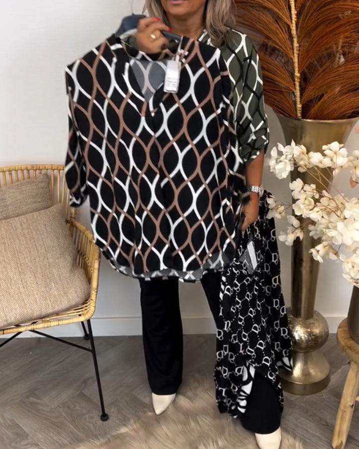 Janvie | Chic Pattern Blouse