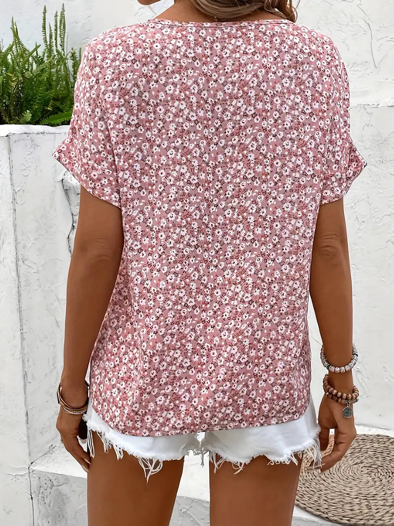 Vianna – Elegant Summer Floral Top