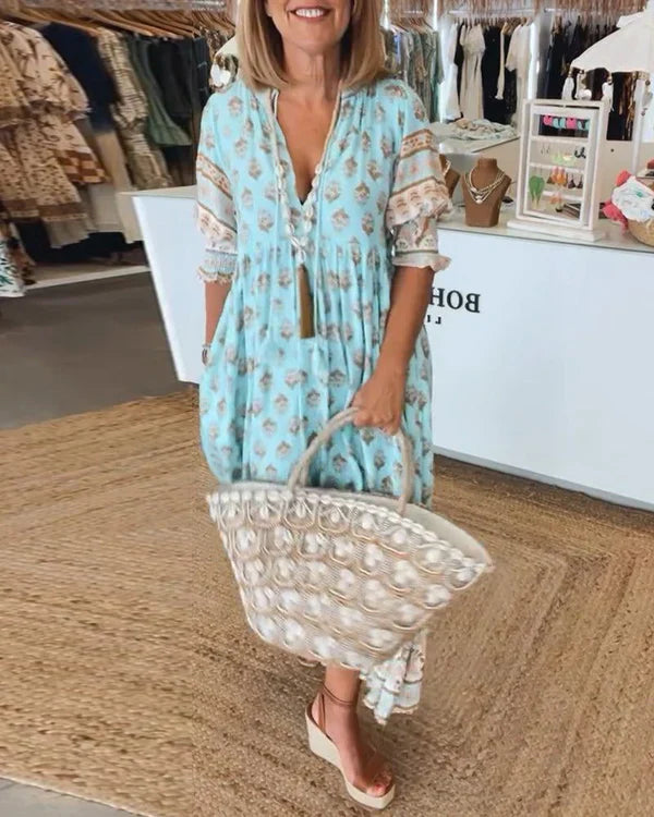 Liora | Seashell Bloom Maxi