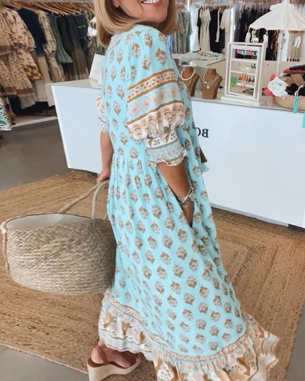 Liora | Seashell Bloom Maxi