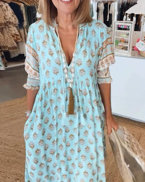 Liora | Seashell Bloom Maxi