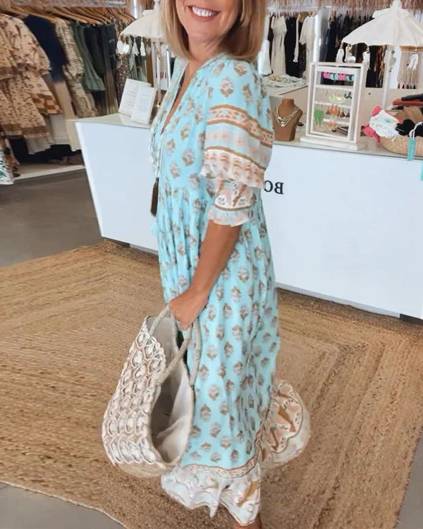 Liora | Seashell Bloom Maxi