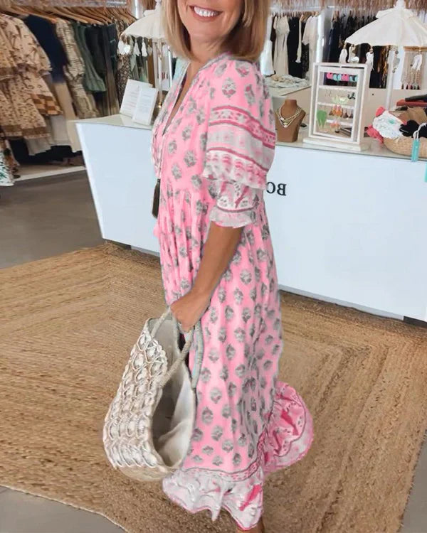 Liora | Seashell Bloom Maxi