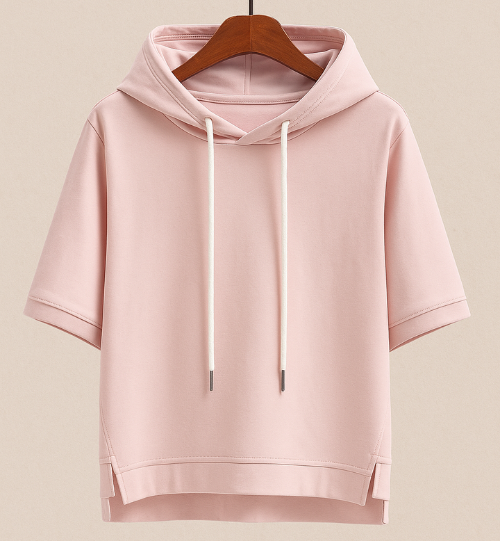 Tahlia | Casual Short Sleeve Hoodie