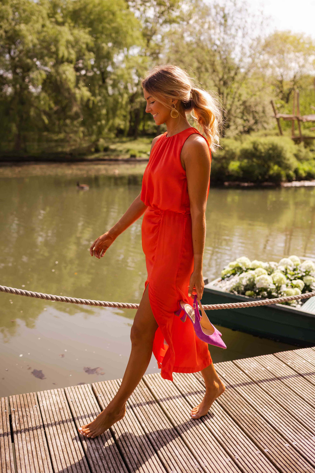 Isalie | Summer Elegance Midi Dress
