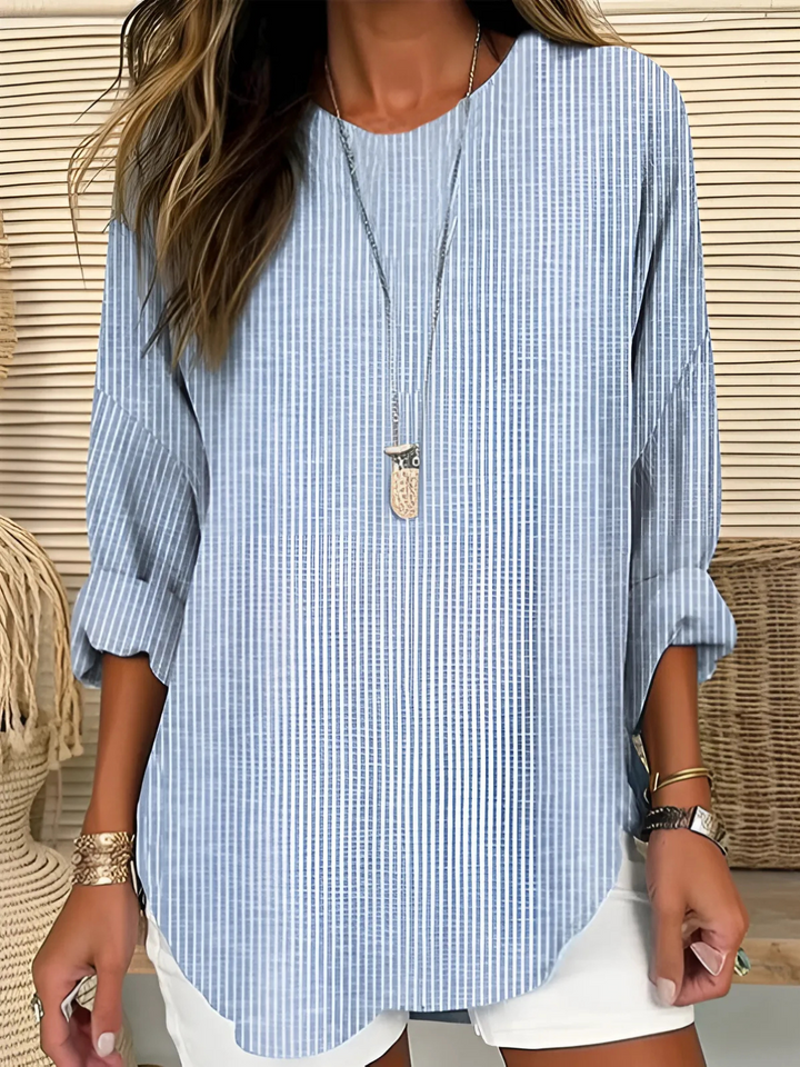 Rina | Modern Striped Blouse