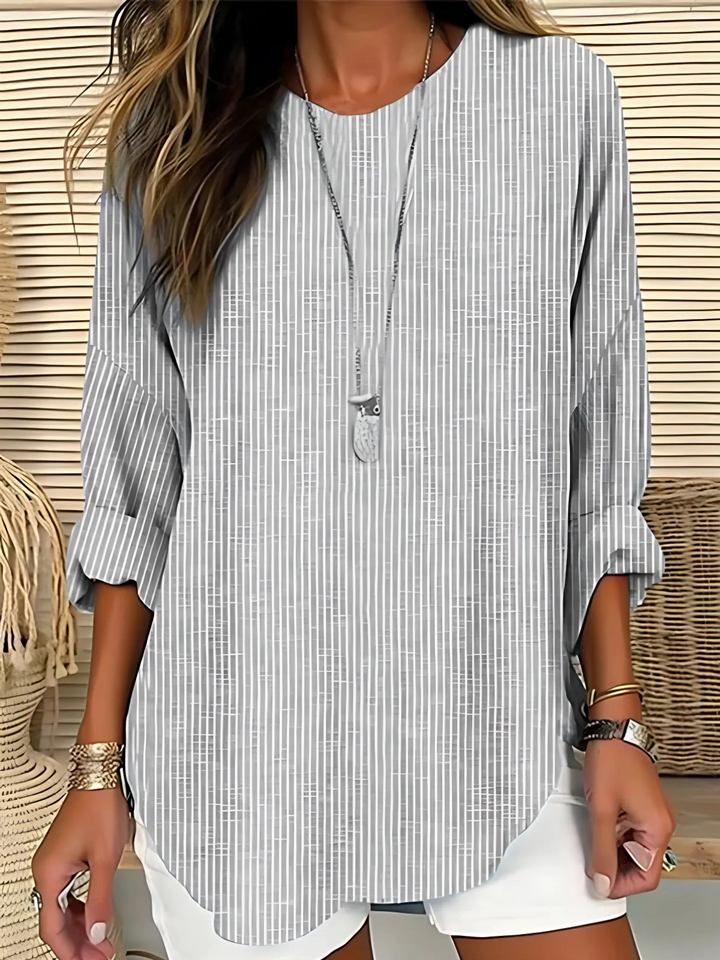Rina | Modern Striped Blouse