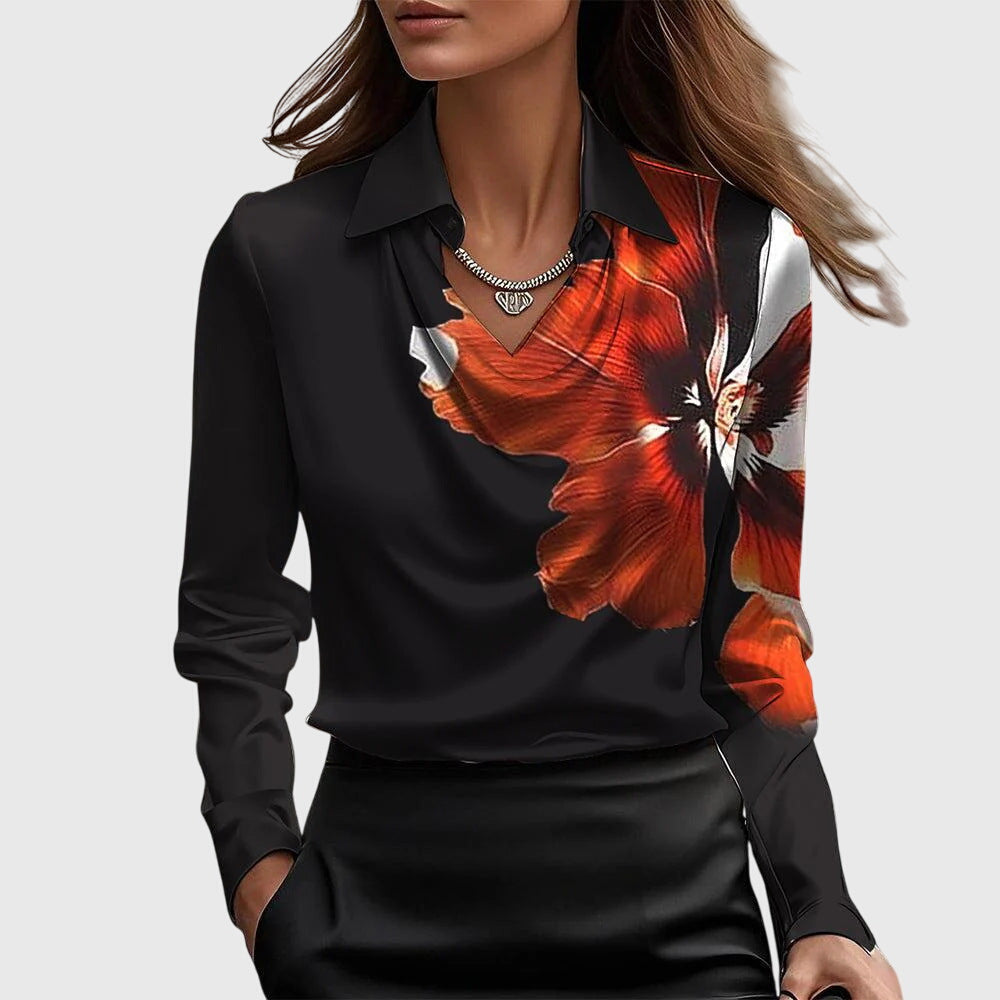 Brielle | Refined Pleated Blouse
